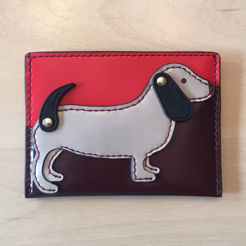 Tory Burch Dachshund Card Case
